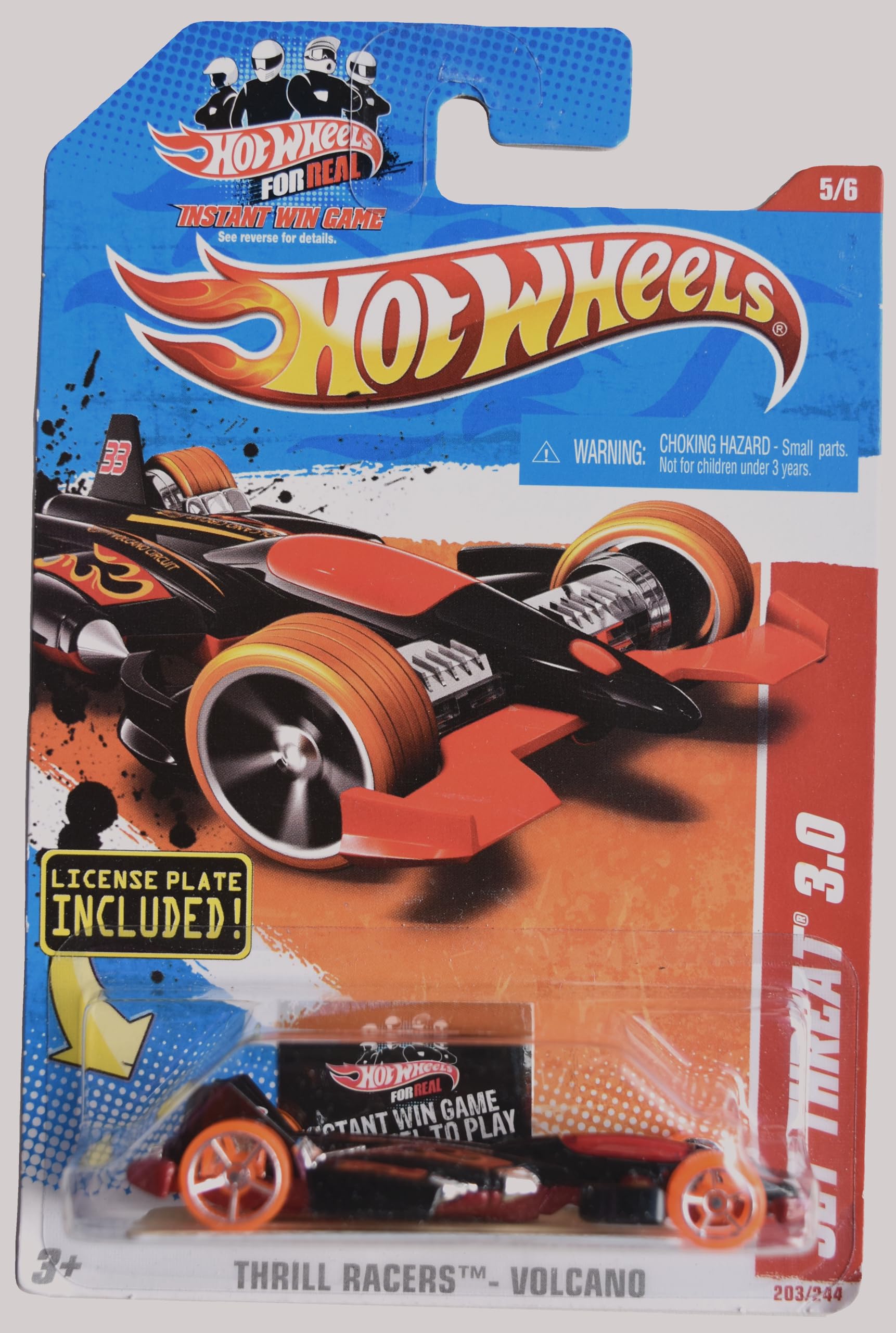 Amazon.com: Hot Wheels Jet Threat 3.0, Thrill Racers Volcano 5/6